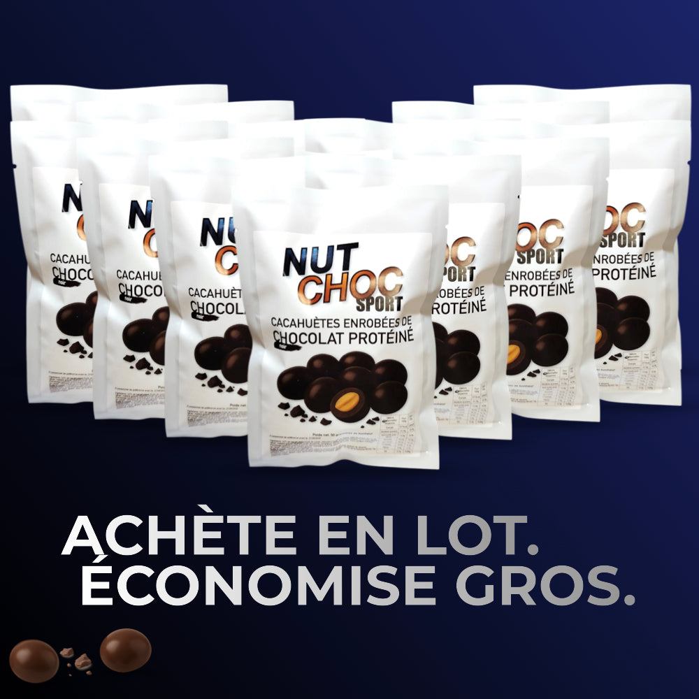 NUTCHOC Balls Chocolat noir protéiné