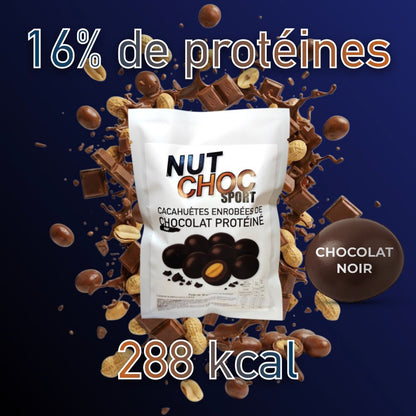 NUTCHOC Balls Chocolat noir protéiné